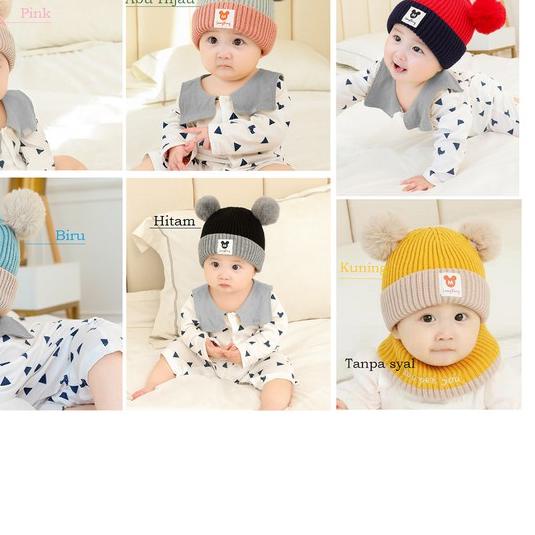 ▲ Topi Bayi / Topi Anak / Topi Bayi Motif Imut Dan Lucu ✹