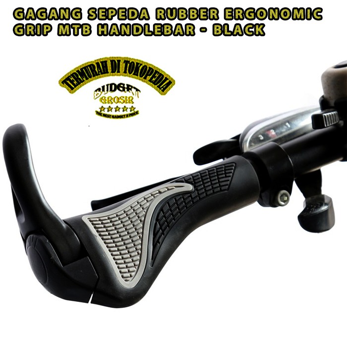 Gagang Biking  Sepeda Rubber Ergonomic Grip MTB Handlebar - BT1001