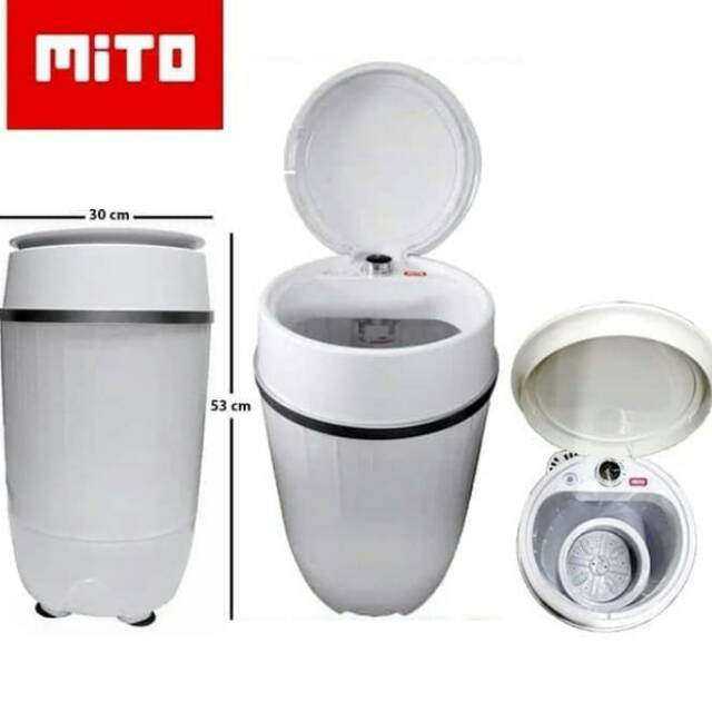 Mesin Cuci portable mini MITO 1 tabung  (Garansi 1thn)