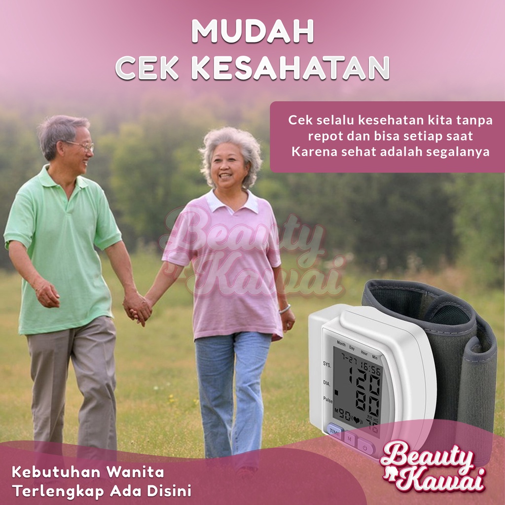 Alat Pengukur Darah Tensi Digital Otomatis Blood Pressure Monitor