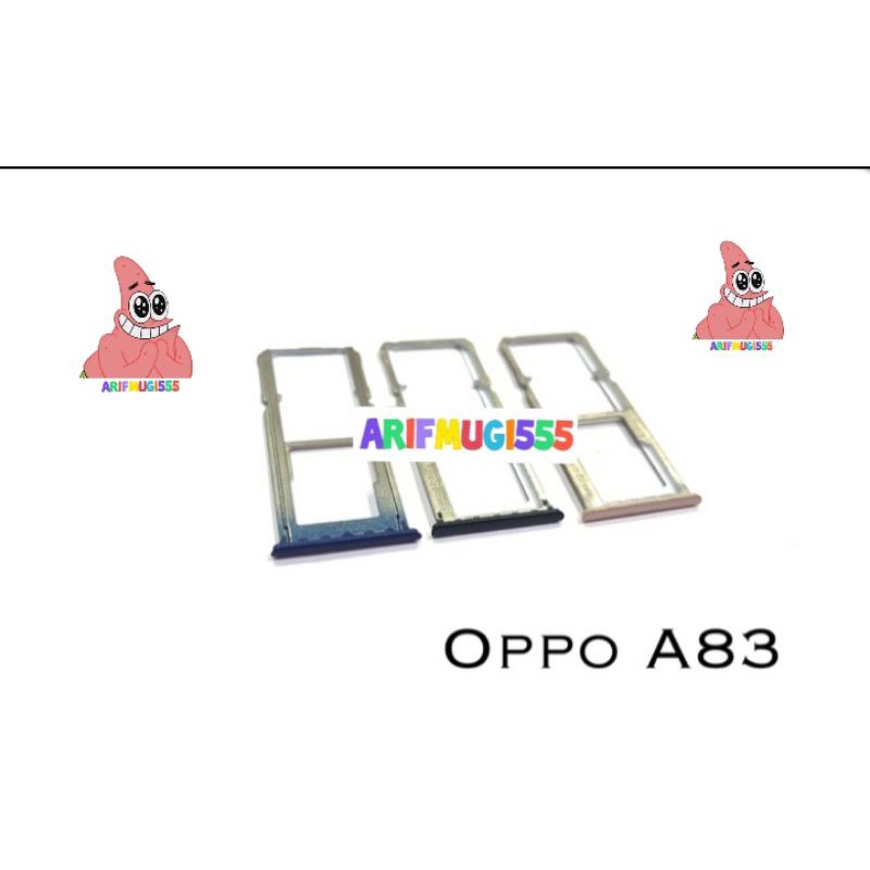 SIMTRAY SIMLOCK SLOT SIM CARD TEMPAT KARTU OPPO A83 ORIGINAL