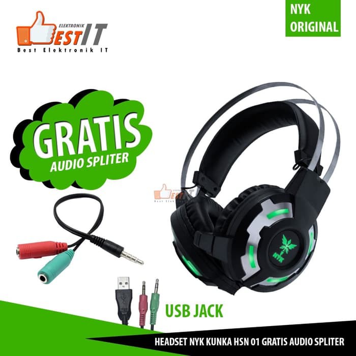 GAMING HEADSET NYK NEMESIS HS-N01 KUNKKA FREE SPLITTER