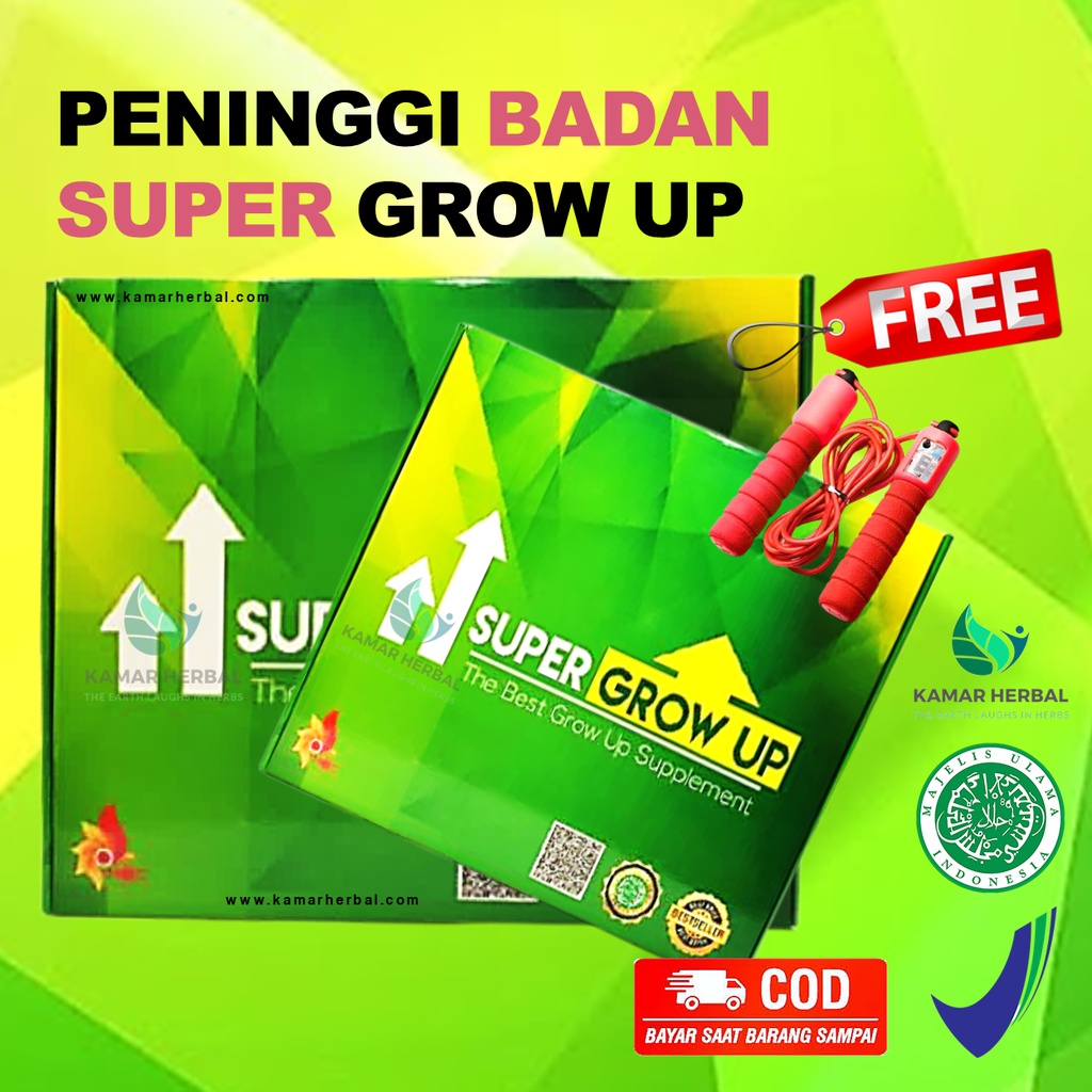 

SUSU PENINGGI BADAN SUPER GROW UP SUPLEMEN PENINGGI BADAN