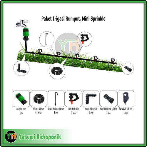 Irigasi Taman Mini Sprinkler