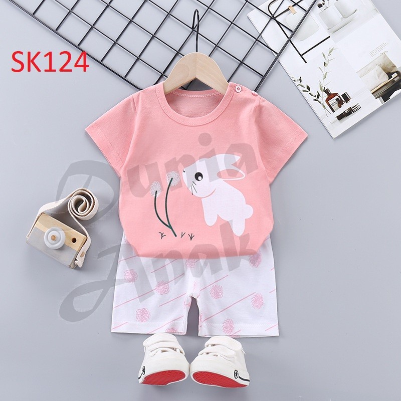 PAKAIAN ANAK PEREMPUAN / PAKAIAN ANAK / SETELAN SANTAI ANAK / BAJU RUMAHAN ANAK 0-5 TAHUN