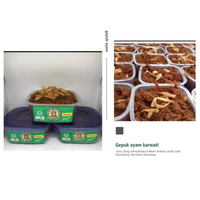 

gepuk ayam karwati