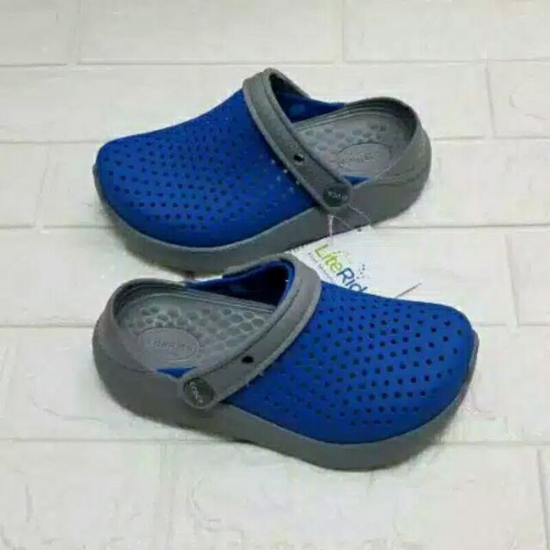 SENDAL ANAK LITERIDE LITE RIDE CLOG KIDS and JUNIOR CROCS SANDAL