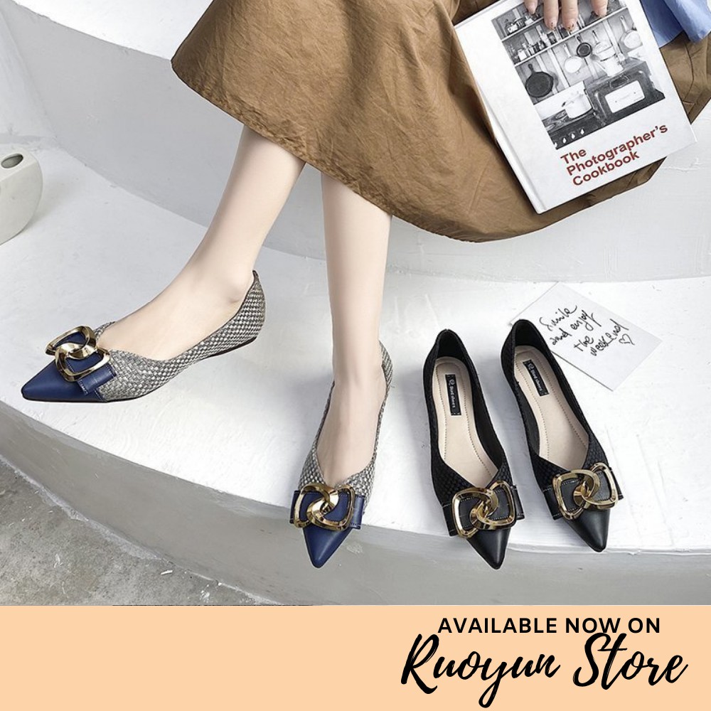 RYS - Versatile Lovy Sepatu Loafers Wanita Fashion Casual/Kantoran - Ori Import