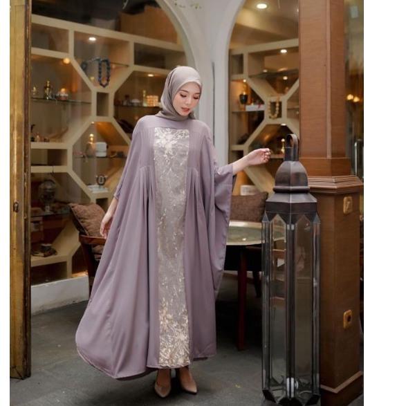 ❊ Zihana kaftan - kaftan wanita - kaftan brokat - abaya wanita - abaya brokat - pakaian wanita musli