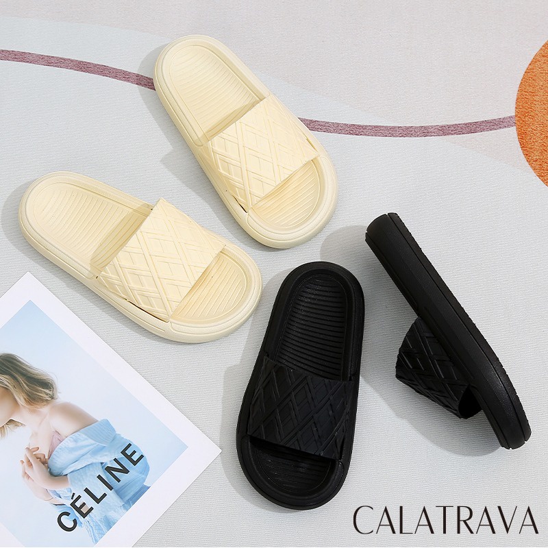 Sandal Selop Karet Wanita Calatrava Sendal Jelly Tebal Slop Cewek | 403