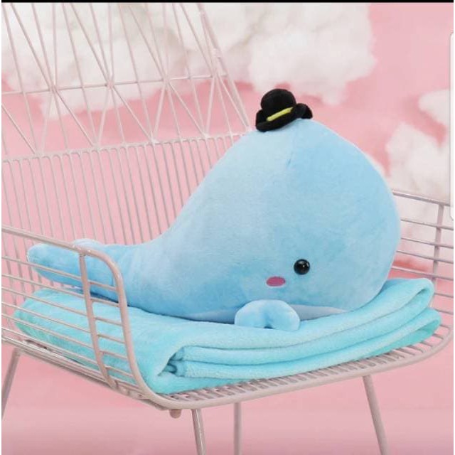 Balmut ikan paus balmut whale boneka paus selimut paus boneke whale Limited