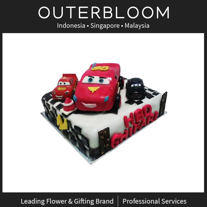 

Kue Ulang Tahun Karakter - Lightning Cars Cake