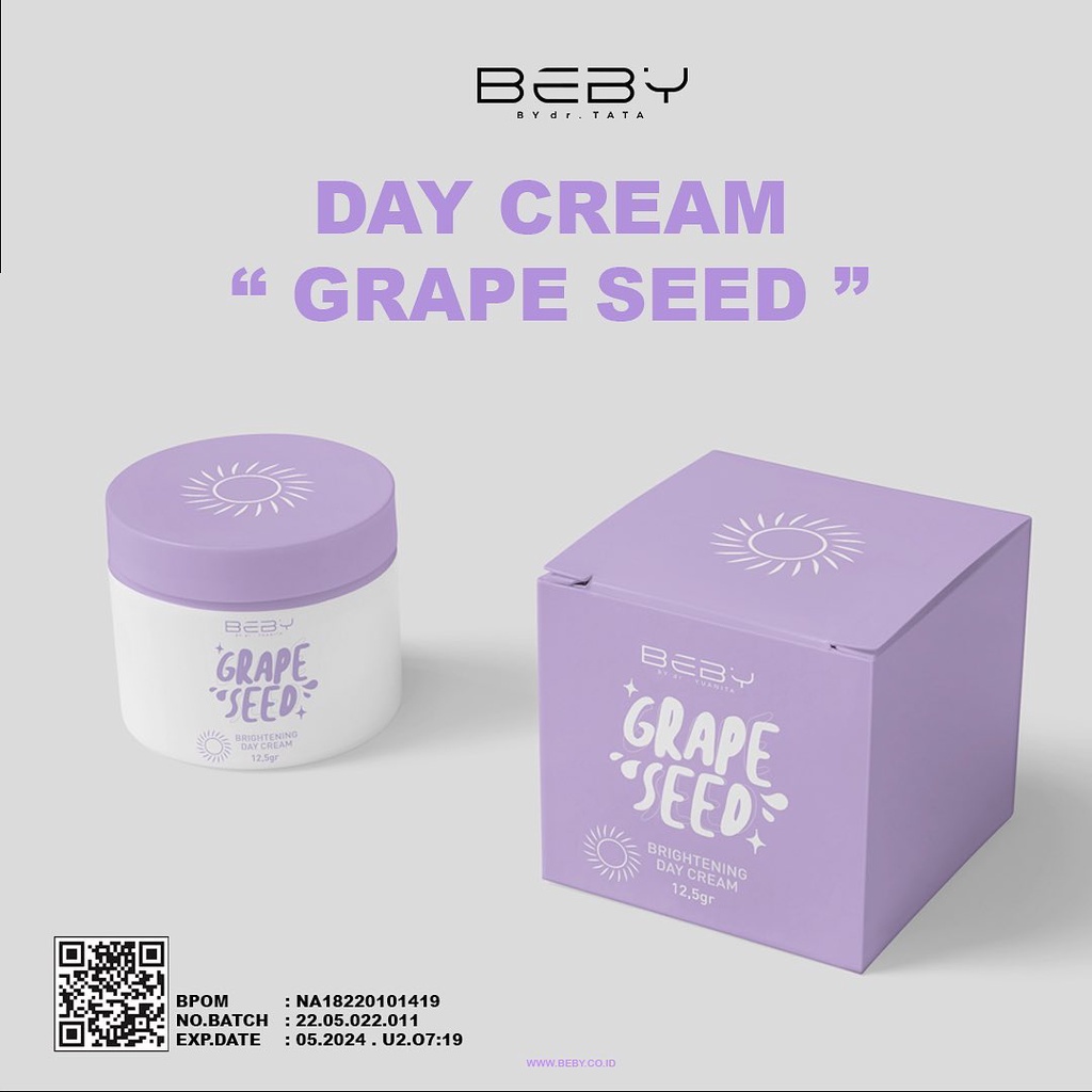 (NEW PRODUCT) GRAPE SEED BEBY CREAM BY DR TATA (Klinik Dermapro Jakarta)