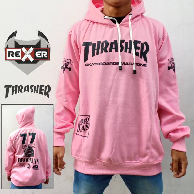 pink thrasher jumper