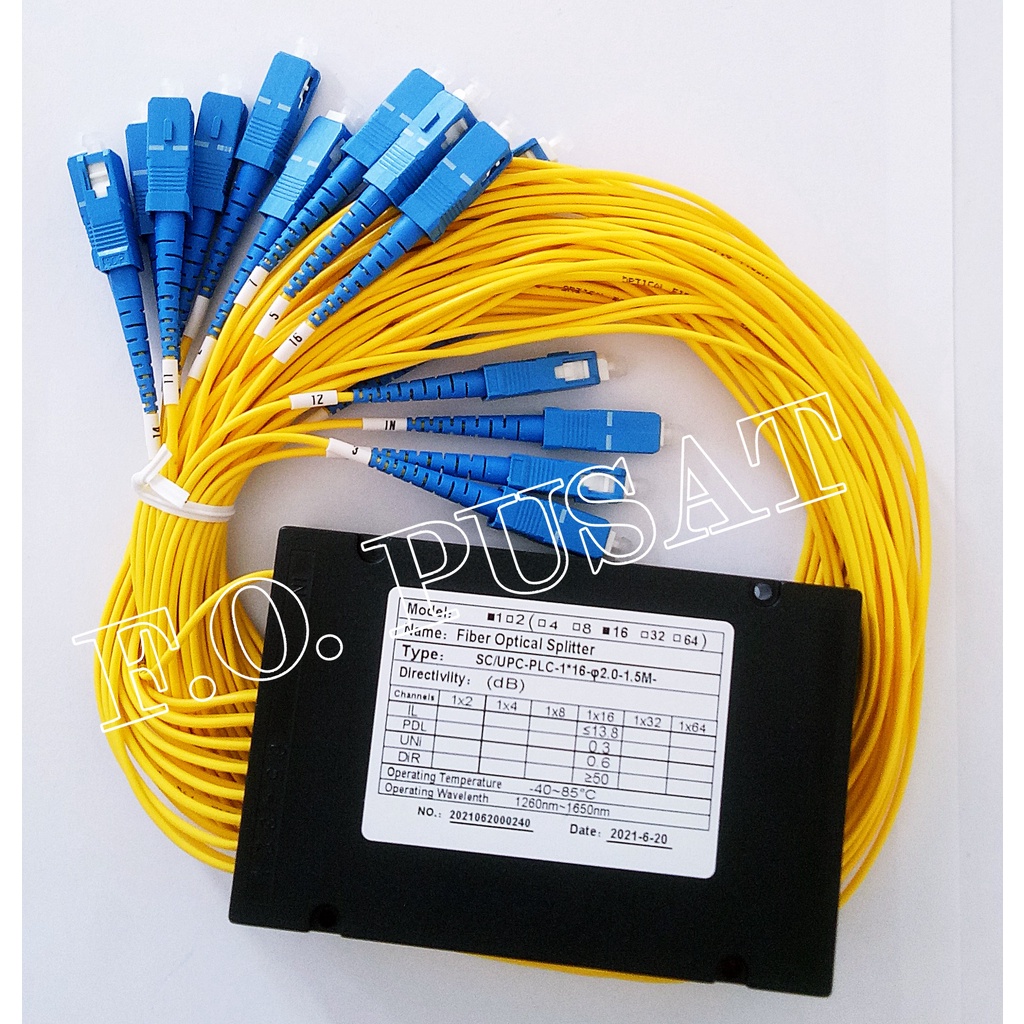 Passive splitter fiber optic MODULAR SC - UPC-MODULAR