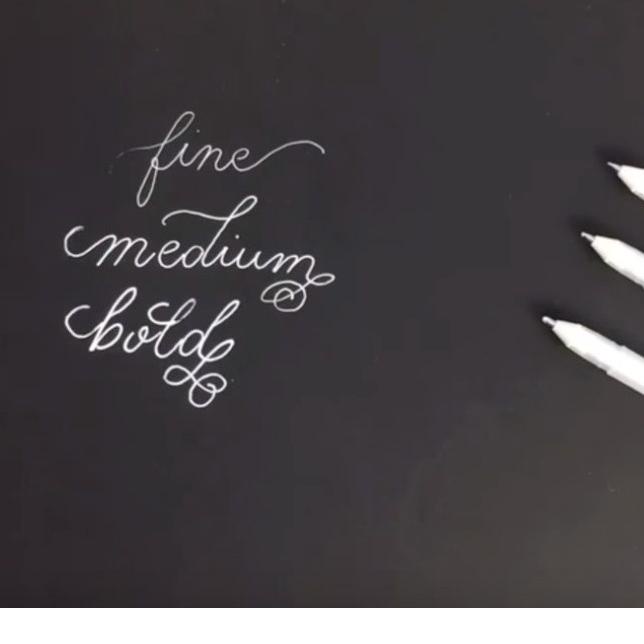

[PRODUK F8FYD] Sakura Gelly Roll Ink Pen White 0.3mm (05) - Fine Point / White Pen SQY