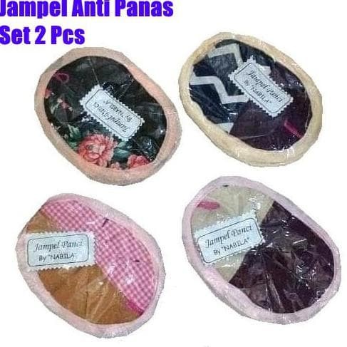 Jampel Panci Set 2 Pcs Penahan Panas Pelindung Tangan Saat Masak - jampel 2pcs