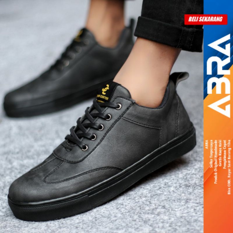 Sepatu Formal Pria Casual Sneakers Kulit Original JIM ABRA