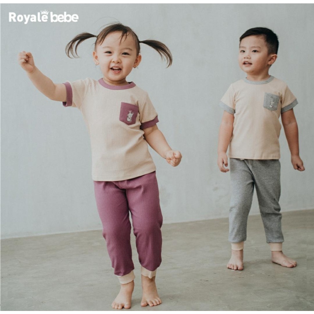 ROYALE BEBE PIYAMA BAYI EMERY / SETELAN BAYI DAN ANAK