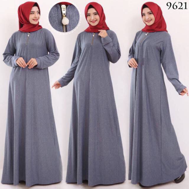 Gamis Polos Busui/Gamis Polos Crepe