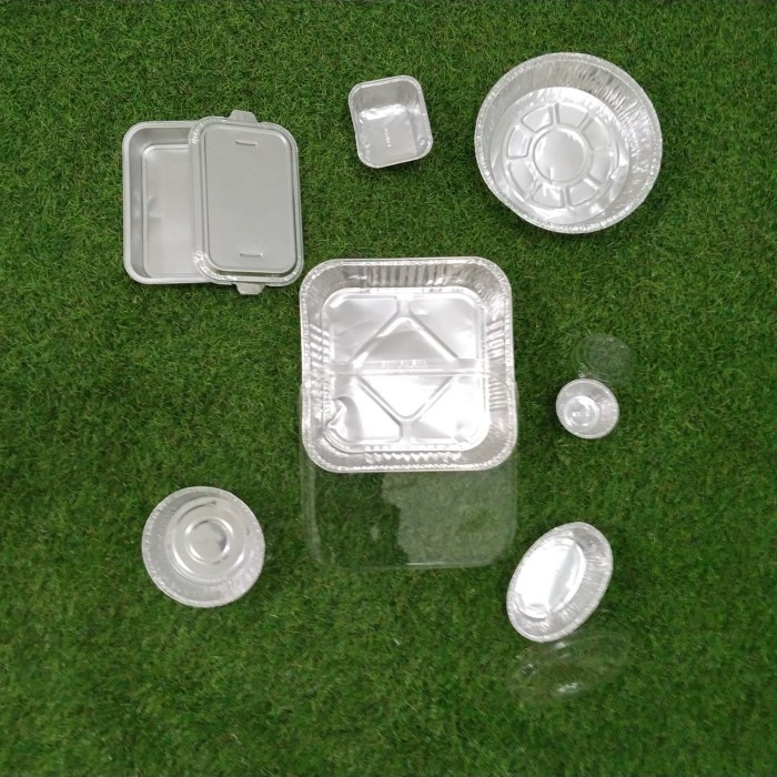 Makanan-Toples- Alumunium Foil Tray Ox-1400 / Wadah Alumunium Foil Tanpa Tutup -Toples-Makanan.