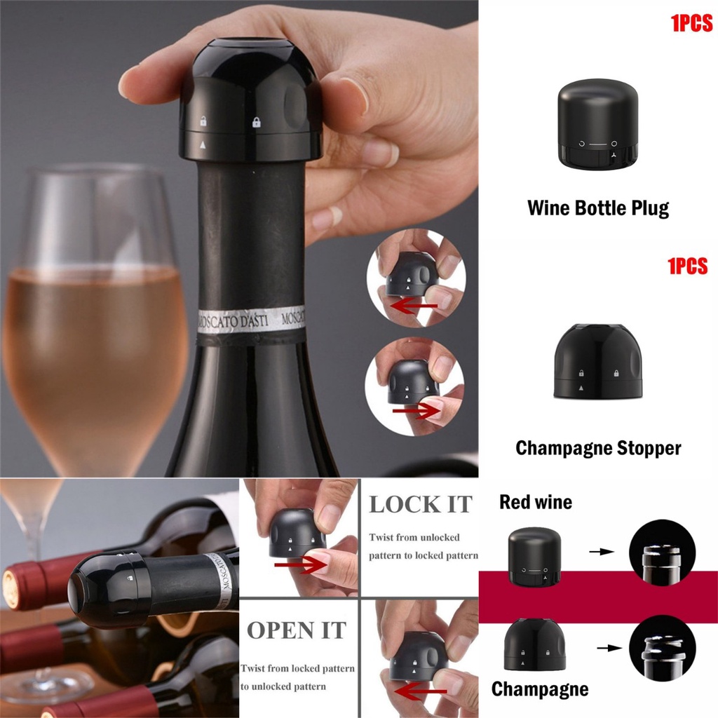 【COD Tangding】Stopper Botol Wine / Champagne / Sparkling Bahan Food Grade