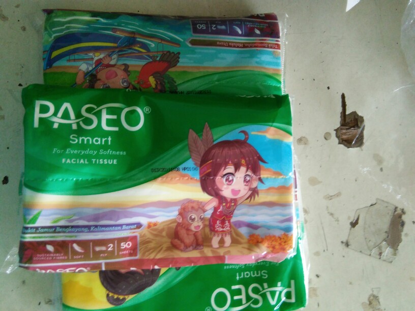 Paseo Travel Pack 50 Sheets 2ply