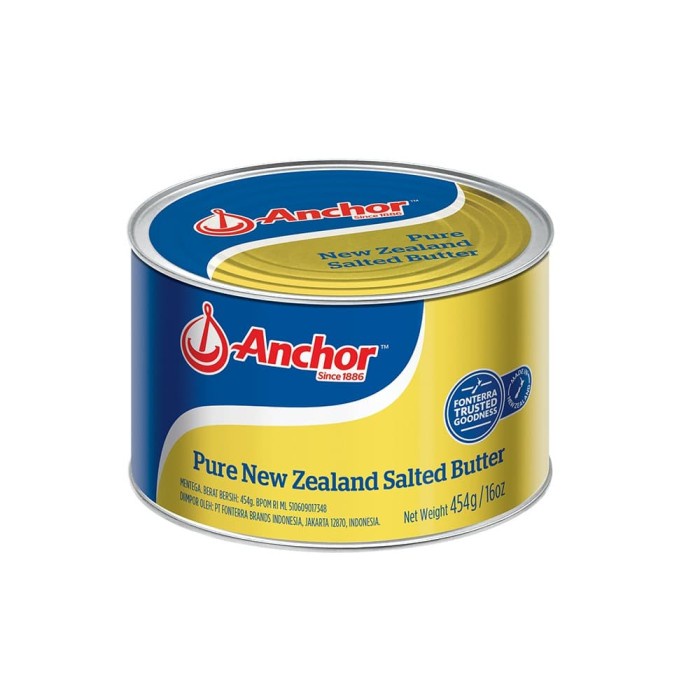 

butter-mentega- anchor pure new zealand salted butter 454gr -mentega-butter.