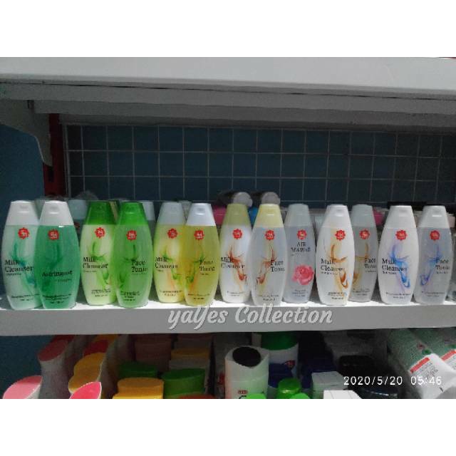 Viva 100 ml face tonic milk cleanser fifa fiva toner pembersih wajah lemon cucumber green Tea Spirulina Bengkoang Original Reguler air mawar