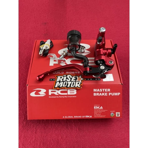 Master Rem Racing Boy S1 Set Merah