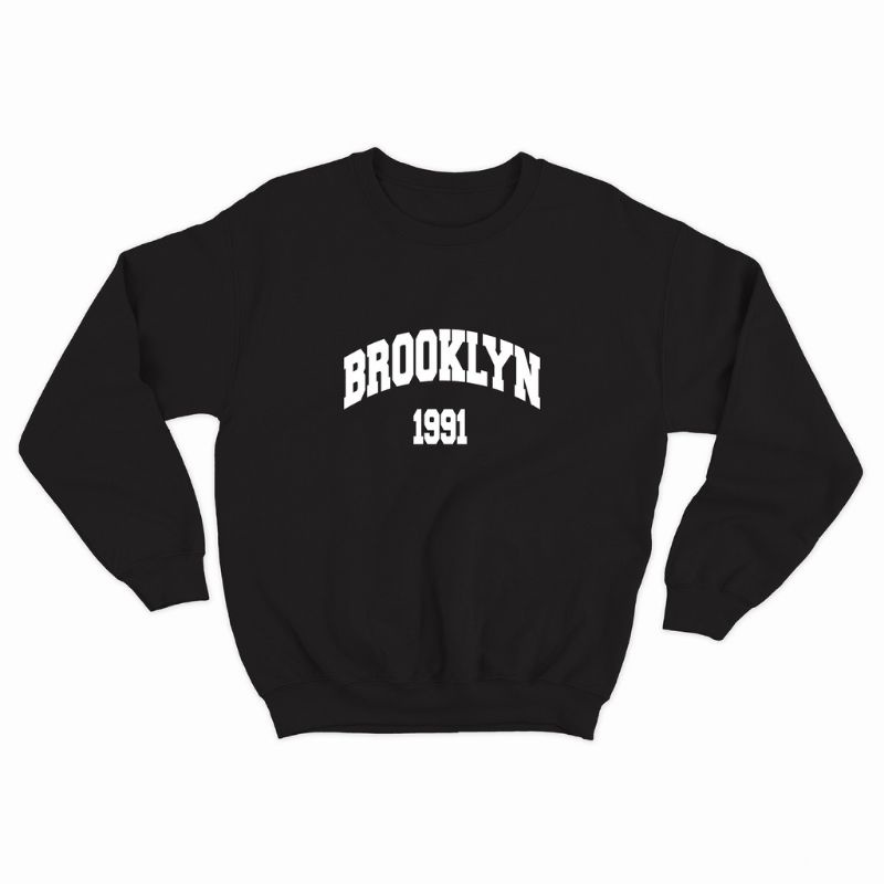 Sweater polos basic pria wanita (Brooklyn 1991)