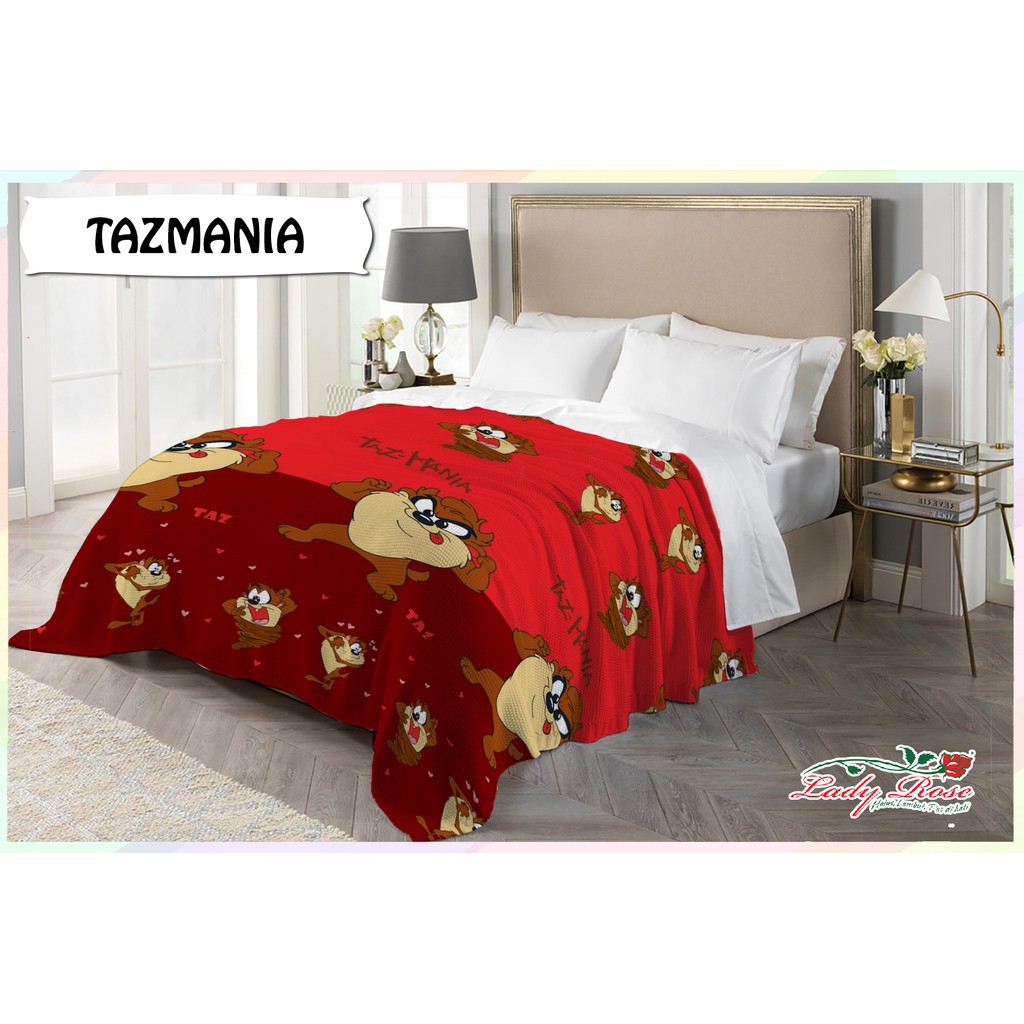 WW Selimut Lady Rose 160 TAZMANIA 160x200 tazmanian devil taz looney toones kids anak ladyrose