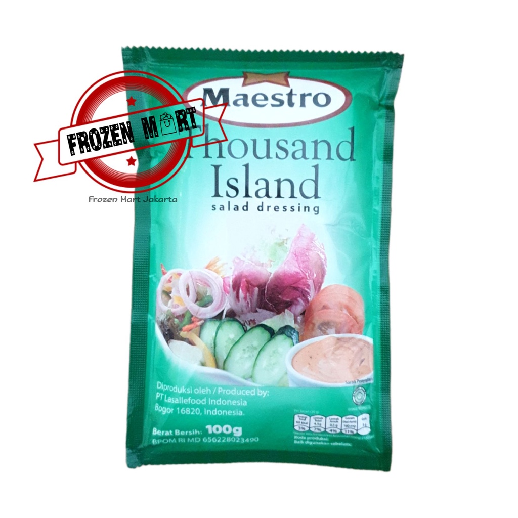 MAESTRO Salad Dressing Thousand Island / Saus Bumbu Salad 100 Gr