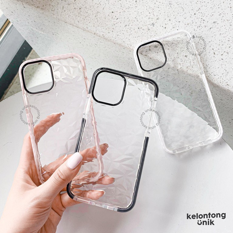 (Seri 1) For iPhone - Anti Knock Diamond Soft Case