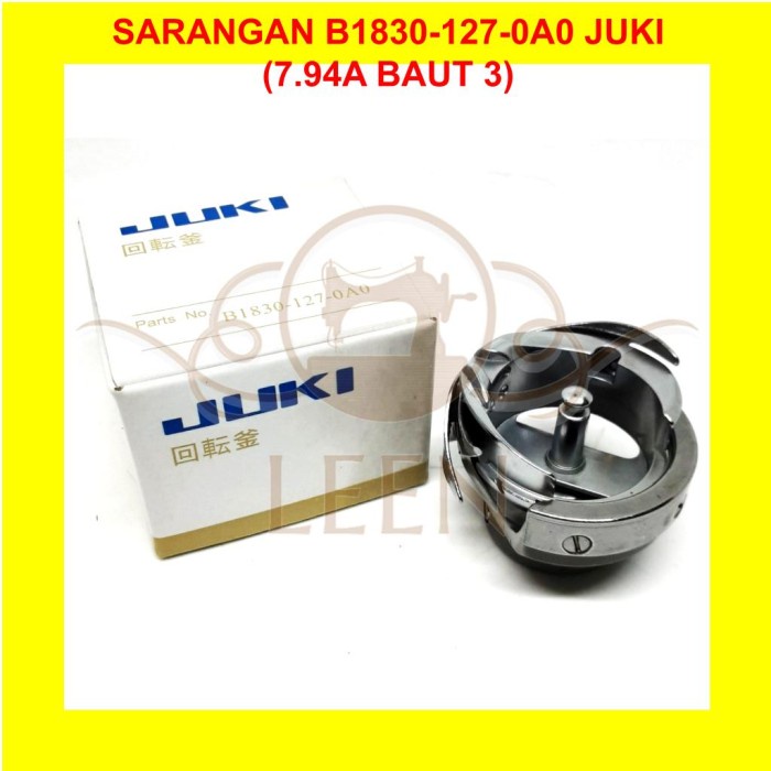 Sarangan JUKI B1830-127-0A0 Baut 3 (7.94A) Mesin Jahit Industri LEEN
