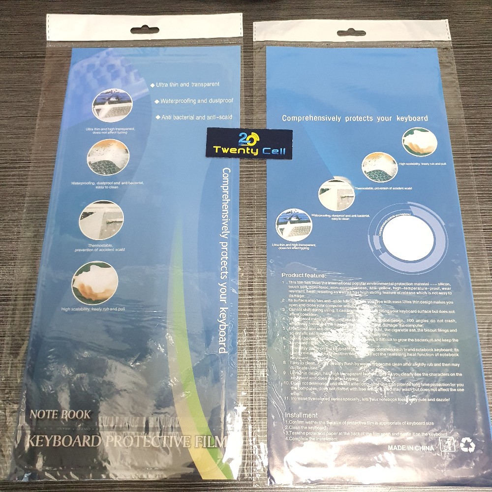 Skin Keyboard Laptop Silicone Cover Protector - Silikon Pelindung Keyboard Laptop Notebook Universal