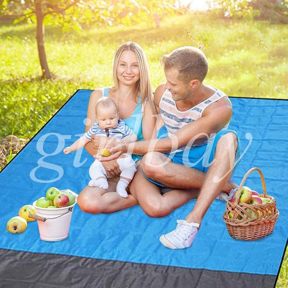 King Picnic Mat Cooking Blanket Outdoor Picnic Blanket Camping Carpet Beach Mattress Folding Large Shopee Indonesia