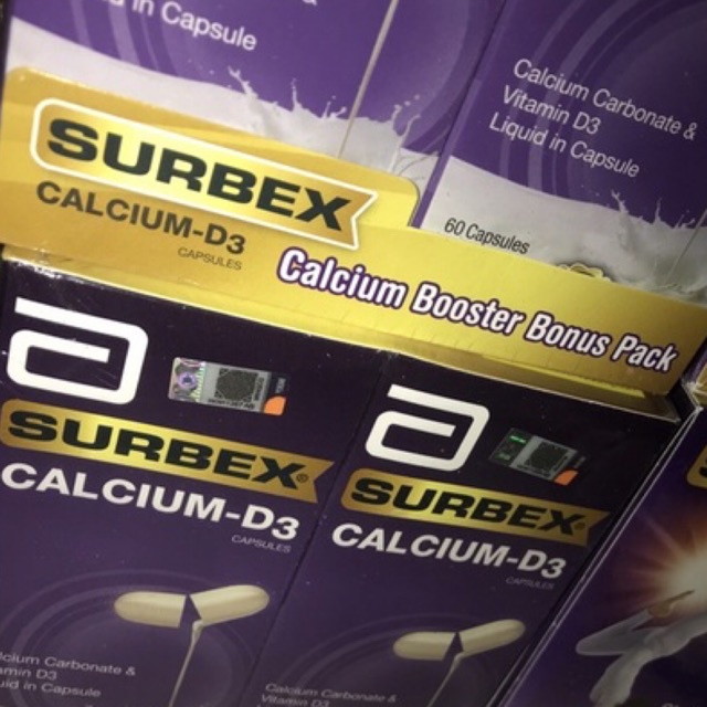 Surbex Calcium D3 isi 60s perbotol (READY)