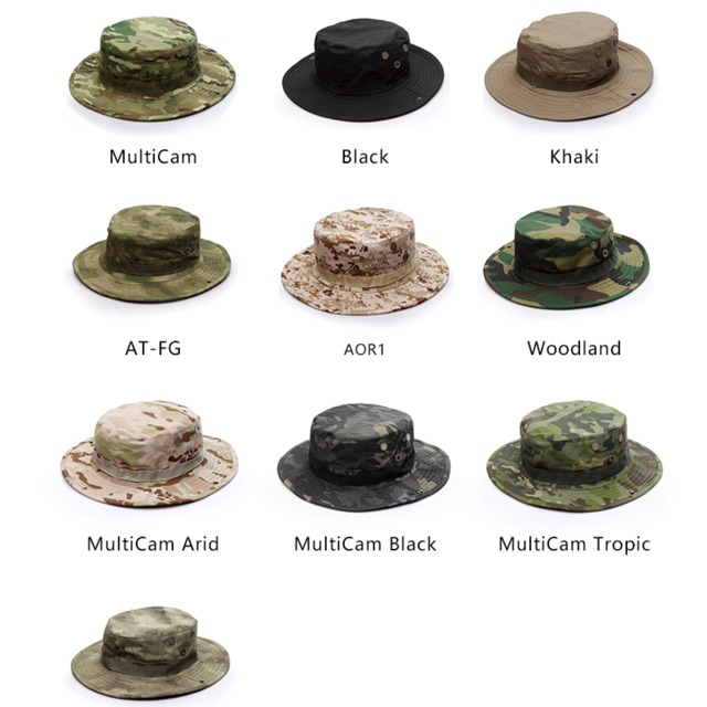 Topi Rimba Tactical Outdoor Bonnie Hat Topi Pantai All Size