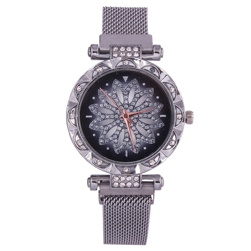 ✅COD [READY STOCK] JAM TANGAN MURAH CEWEK BARU FASHION JAM TANGAN WANITA GROSIR ANTI AIR W35-Silver