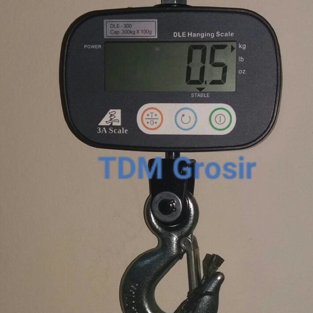 Timbangan Gantung Digital DLE 300kg 3A Scale