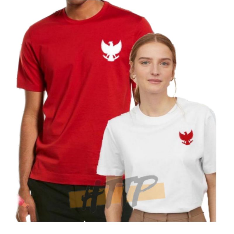 KAOS GARUDA HUT RI 77 DIRGAHAYU INDONESIA MERAH PUTIH PRIA WANITA ANAK