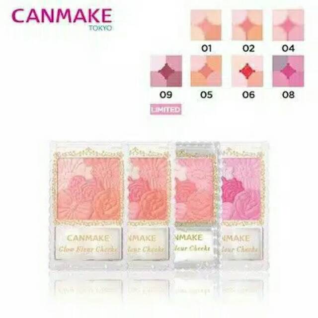Canmake Glow Fleur Cheeks Original Japan