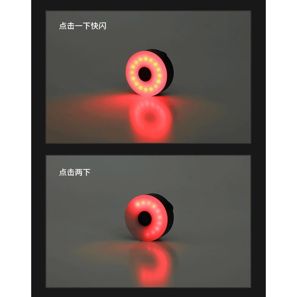 LAMPU SEPEDA LED belakang CERAH BULET BICYCLE LAMP CIRCLE WATERPROOF AKSESORIS SEPEDA LAMPU PREMIUM