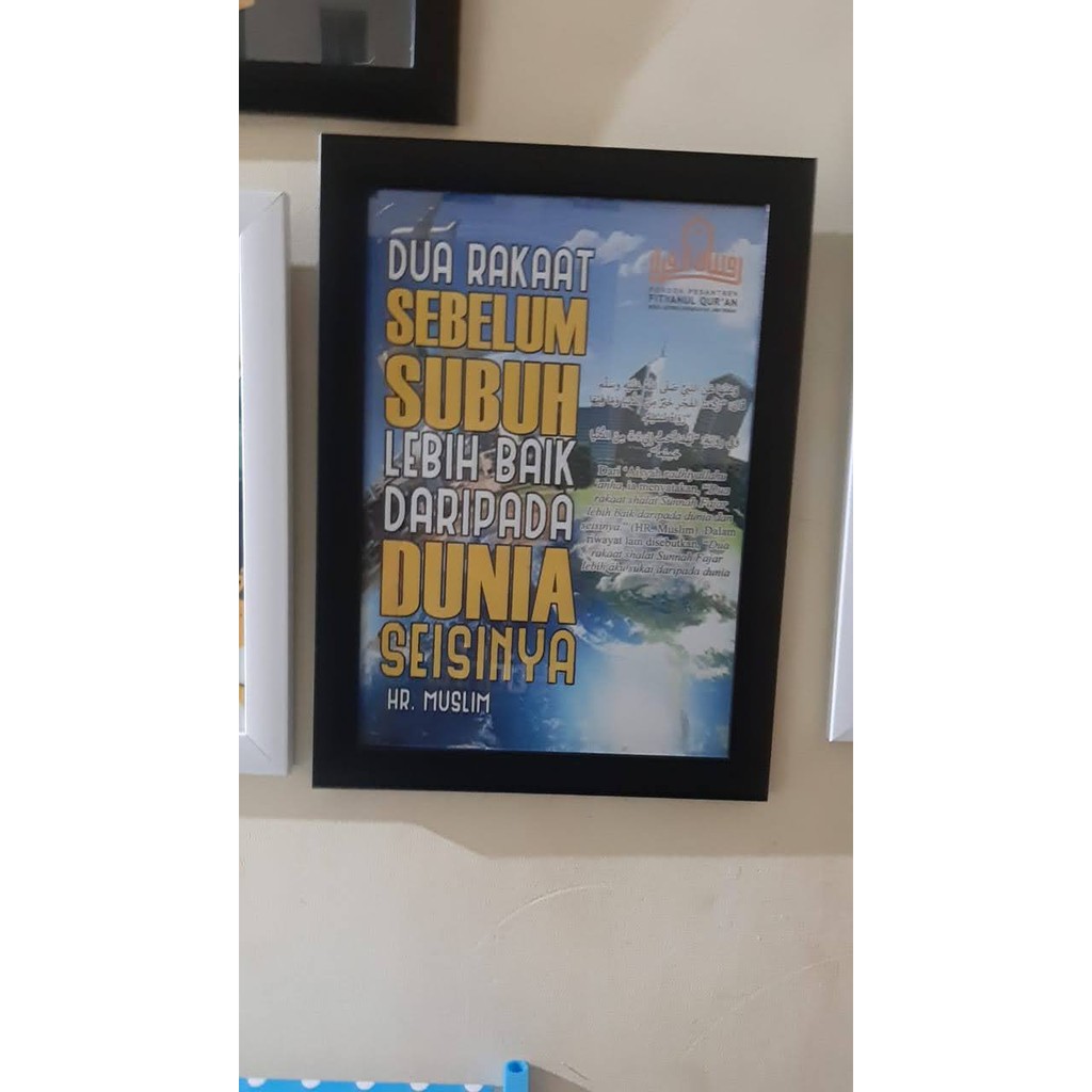 FRAME BINGKAI FOTO UK 10Rs A4 21x30cm MINIMALIS bisa plus cetak