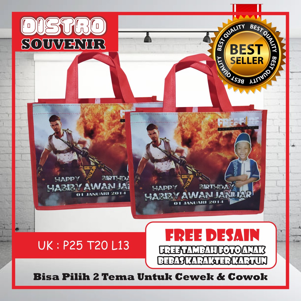 

Tas Ultah murah Custom 25 x 20 x 13 cm (PxTxL) - Bahan Tebal Kualitas Bagus - Muat Box KFC