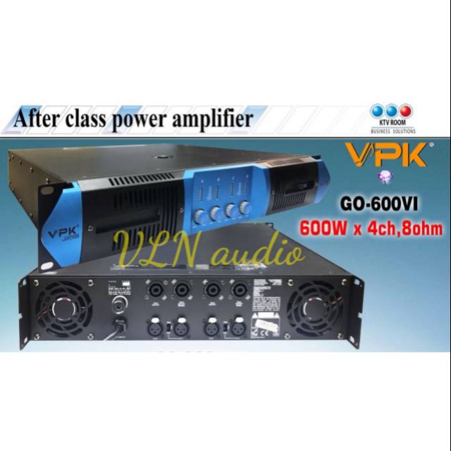POWER 4 CH PROFESSIONAL SOUND SYSTEM VPK GO 600 Vi