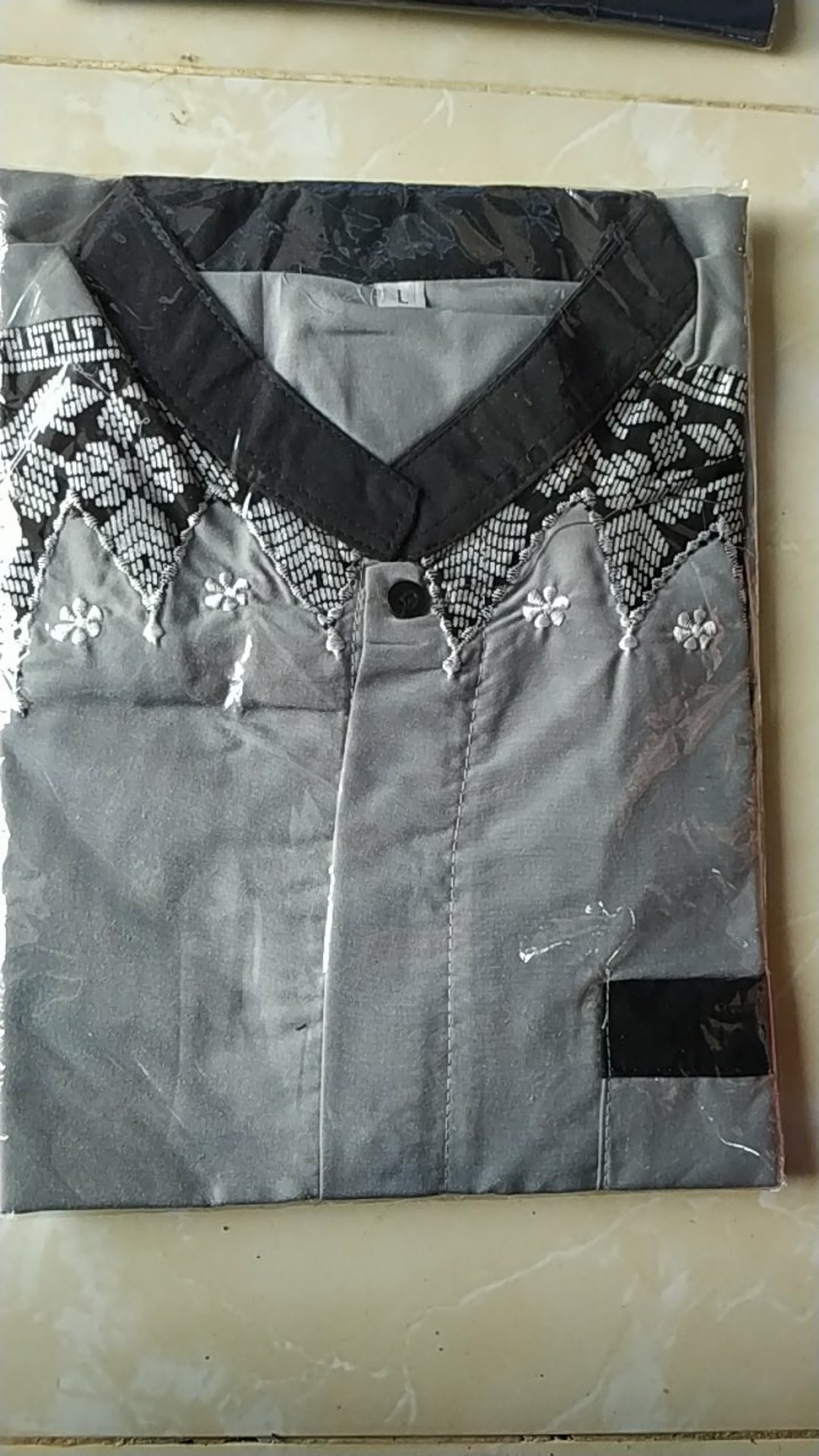 Batik Kalongan | Koko Batik Bordir, Katun Batik Prada Mix Katun Oil