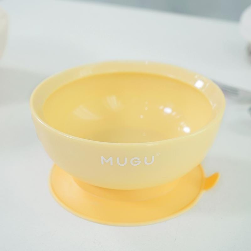 Mugu Suction Bowl Mangkok Makan bayi  Anti Spill 450ml