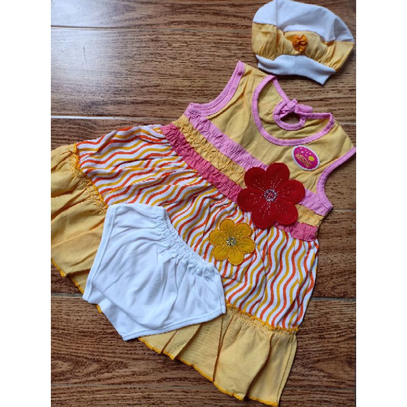 Dress Anak perempuan motif bunga all size dress bak cantik